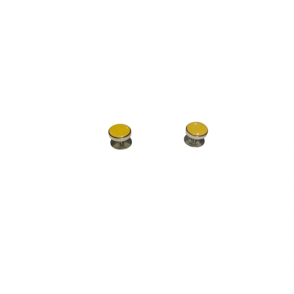 Yellow Cuff Links